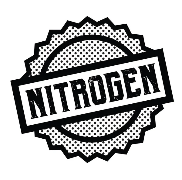 Sello de nitrógeno en blanco — Vector de stock