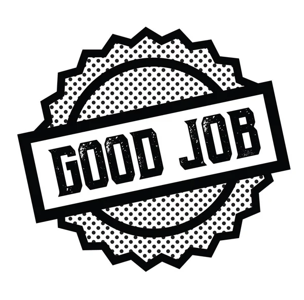 Good job stamp on white — Stock Vector