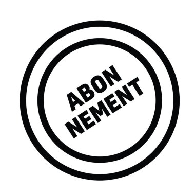 abonelik damgalamak içinde Fransız