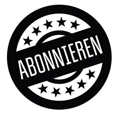 Almanca damgası abone