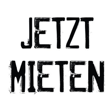 Şimdi damga Almanca Kiralama
