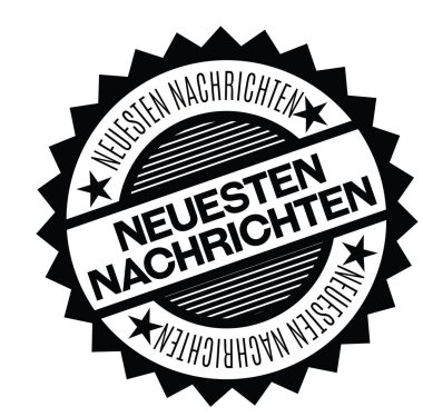 en son haberler damga Almanca