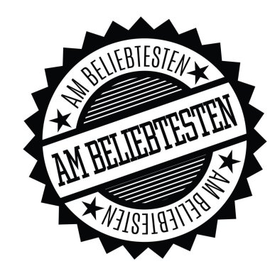 Almanca en popüler damgası