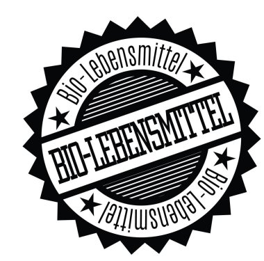 Organik gıda damga Almanca