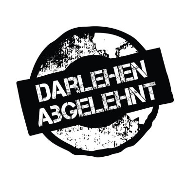 Damga Almanca reddedildi kredi