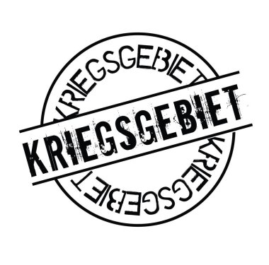 savaş bölgesi damga Almanca