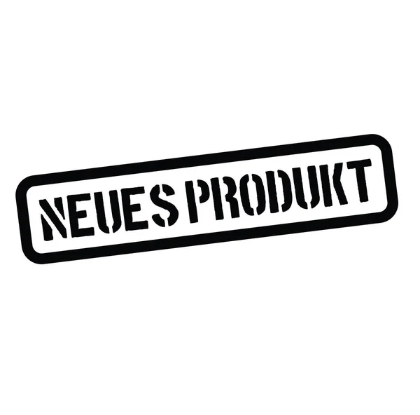 Νέο προϊόν σφραγίδα στα Γερμανικά — Διανυσματικό Αρχείο