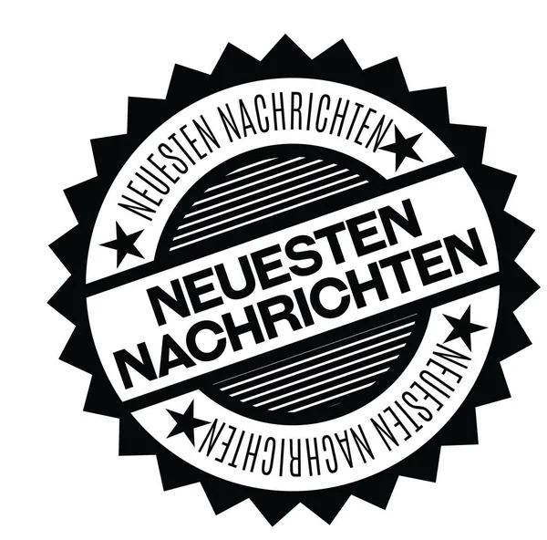 en son haberler damga Almanca