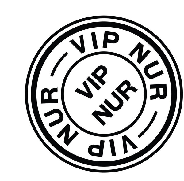 vip only stamp in german