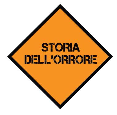 korku hikaye damga İtalyanca