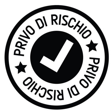 Risk Ücretsiz damga İtalyanca