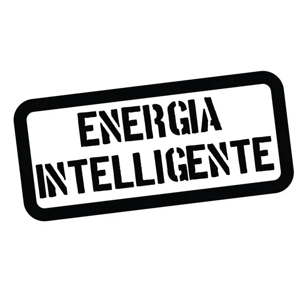 Timbre énergie intelligente en italien — Image vectorielle