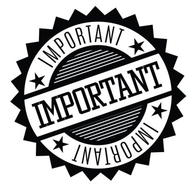 önemli lastik damgası