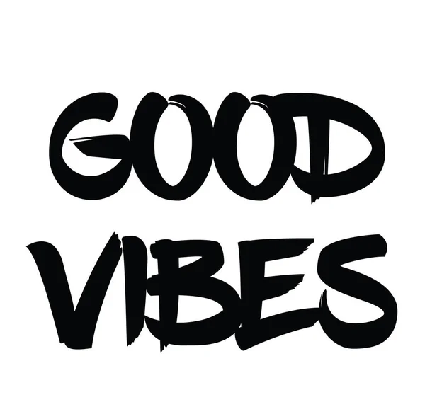 Good vibes rubber stamp — Stock Vector