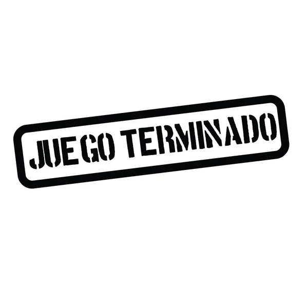 Juego sobre sello en español — Vector de stock