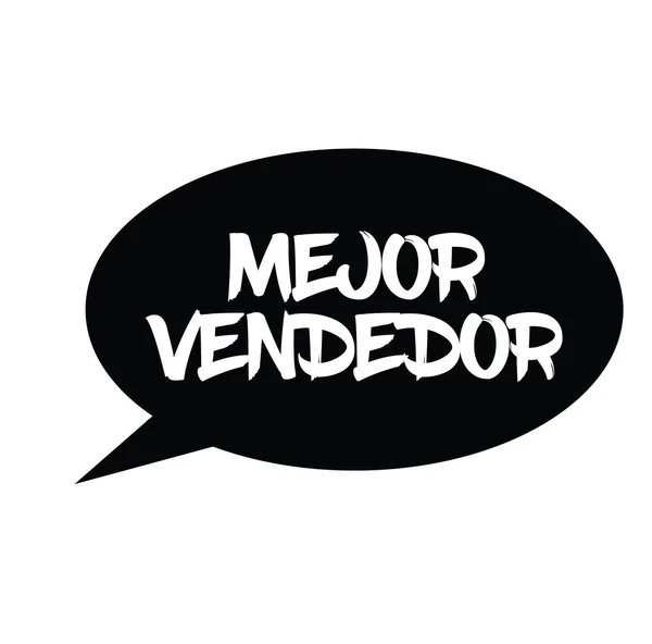 Sello top seller en español — Vector de stock