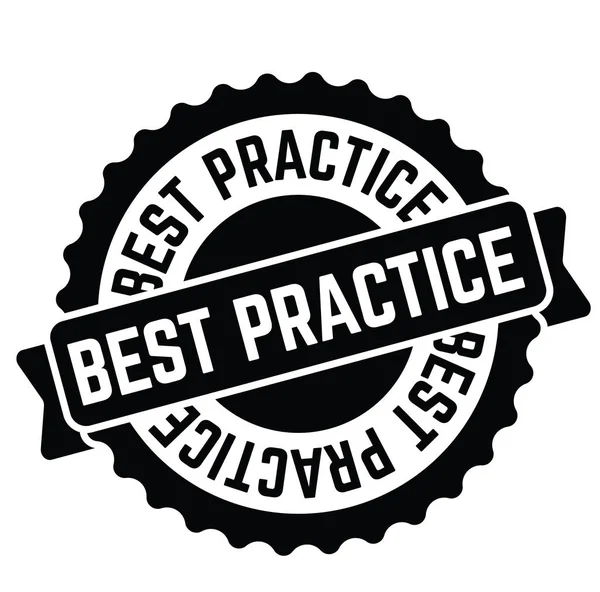 Best practice rubber stamp — Stock Vector