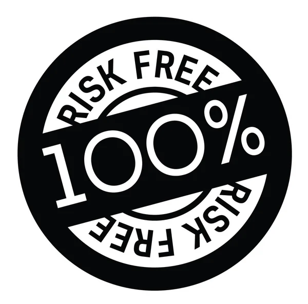 Risk free rubber stamp — Stock Vector