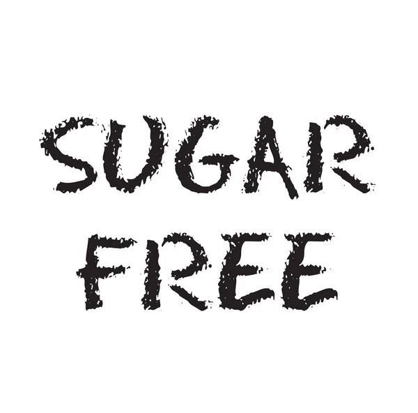 Tampon caoutchouc sans sucre — Image vectorielle