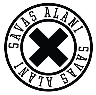 savaş bölgesi damga Türkçe