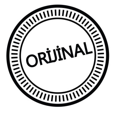 Türkçe orijinal damgası