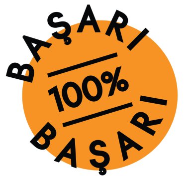 başarı damga Türkçe