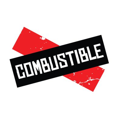 beyaz üzerine yanıcı damgası