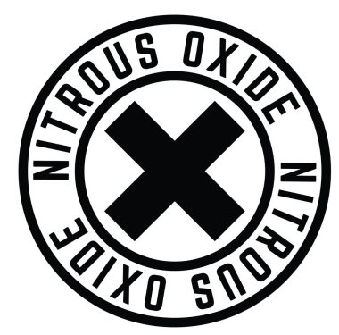 Beyaz nitröz oksit damgası