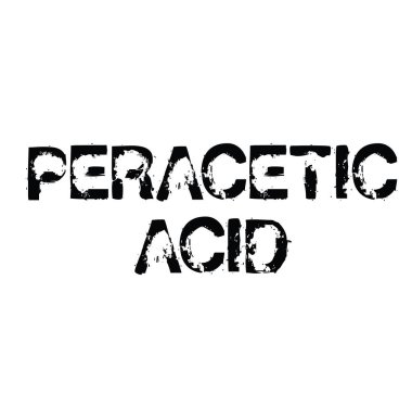 Beyaz paracetic asit damgası