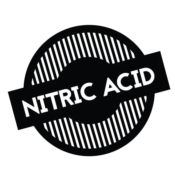 Sello de ácido nítrico en blanco — Vector de stock