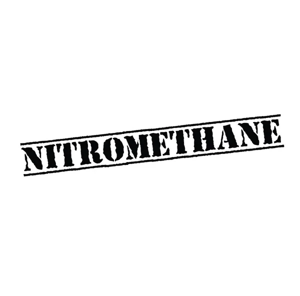 Sello de nitrometano en blanco — Vector de stock