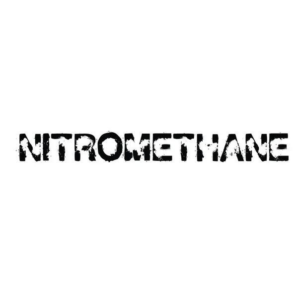 Sello de nitrometano en blanco — Vector de stock