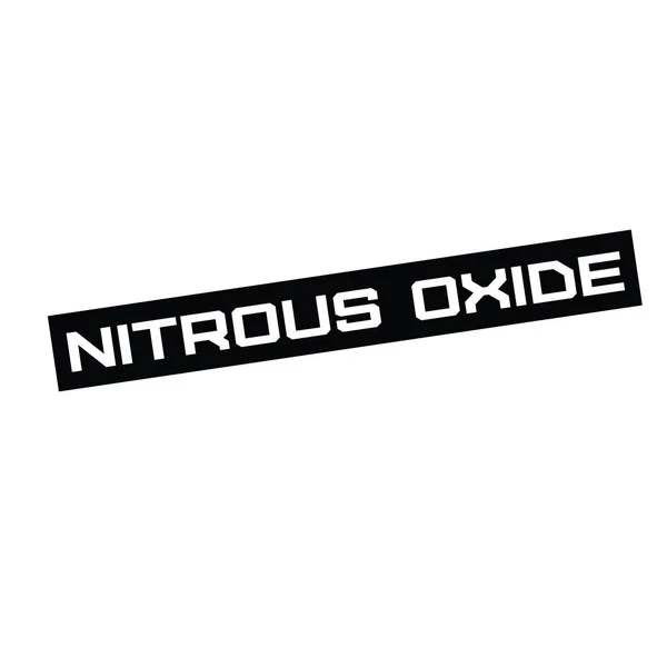 Sello de óxido nitroso en blanco — Vector de stock