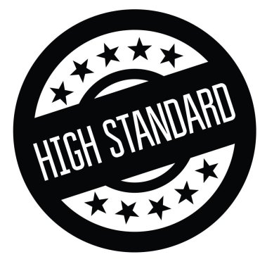 beyaz yüksek standart damgası