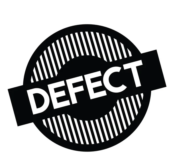 Defect stamp on white — Stock Vector