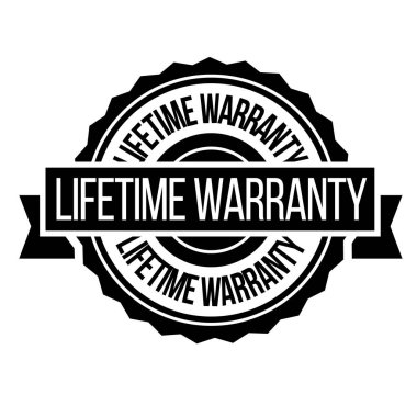 ömür boyu garanti damgası beyaz