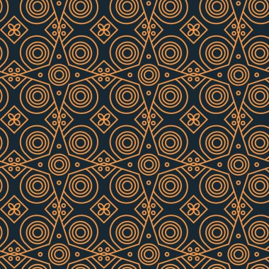 Soyut çizgi sanat Doğu deseni