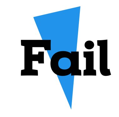 Beyaz üzerine başarısız damga