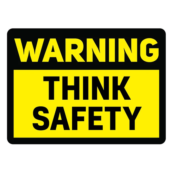 Предупреждение: знак безопасности — стоковый вектор