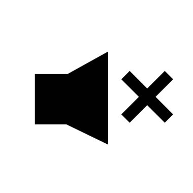 hiçbir ses simgesini