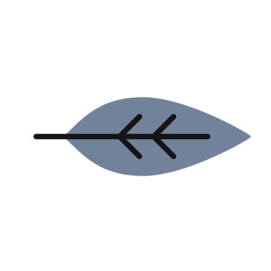 basit geometrik illüstrasyon yaprak sanat