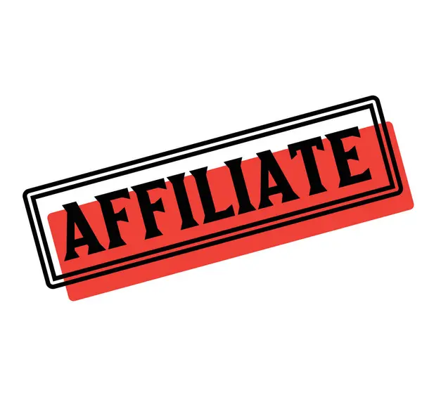 Affiliate reclame sticker — Stockvector