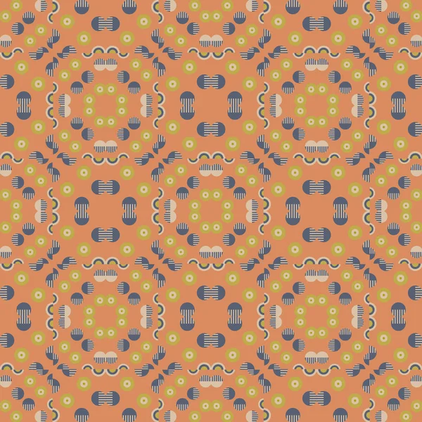 Symétrie géométrique motif sans couture — Image vectorielle
