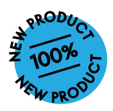100 yüzde yeni ürün etiketi