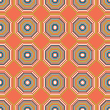 Canlı altıgen seamless modeli