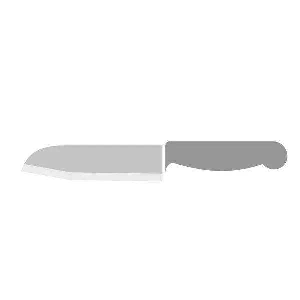 Couteau de cuisine illustration géométrique art simple — Image vectorielle