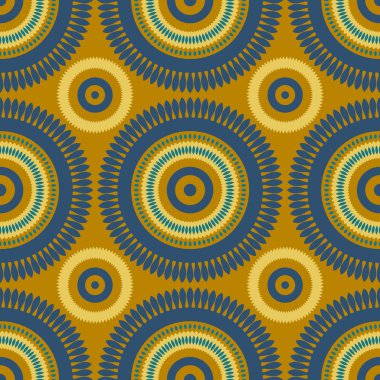 Canlı dairesel seamless modeli