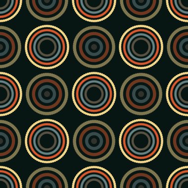 Canlı dairesel seamless modeli