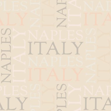 Napoli, İtalya seamless modeli