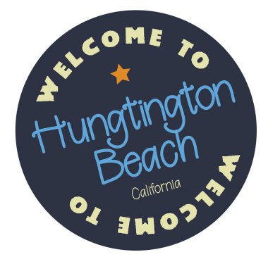 Hungtington Beach California hoş geldiniz